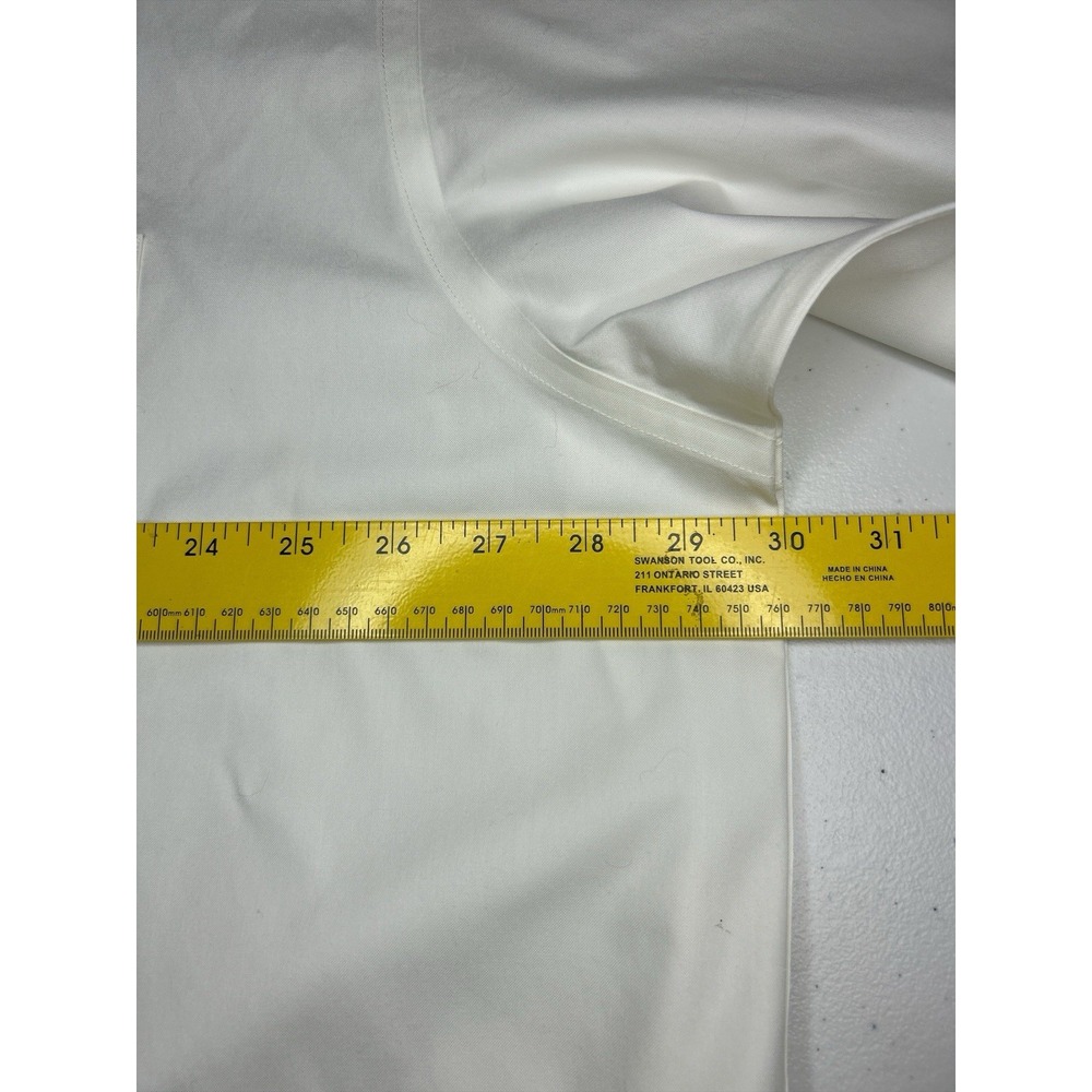 Roundtree & Yorke Gold Label EZ Wash Pinpoint Cotton Men's 19 Short Sleeve Shirt - Picture 6 of 6